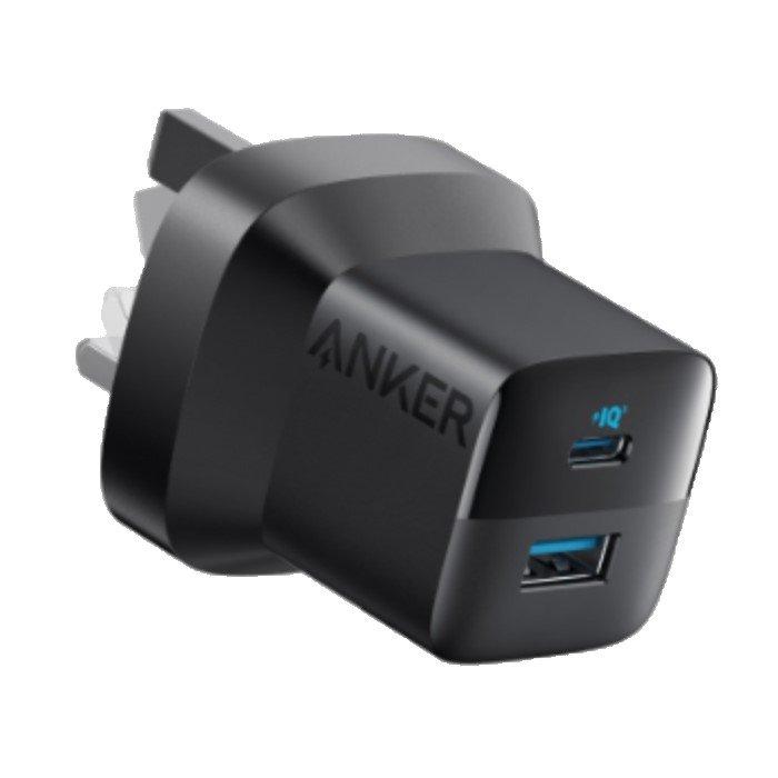 

Anker 323 charger, usb-c port & usb-a port, 33w, a2331k11 - black