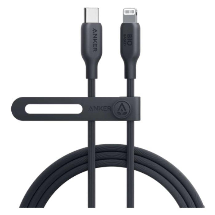

Anker 542 usb-c to lightning cable bio-based, 0. 9 m/3f, a80b1h11- black