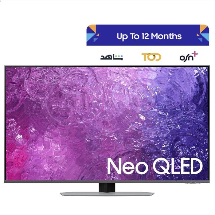 

Samsung qn90c 85-inch neo qled 4k smart tv, qa85qn90cauxzn – silver