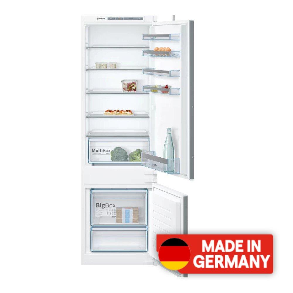 

Bosch series 4 built-in bottom freezer refrigerator, 10cft, 272 l, kiv87vs30m - white