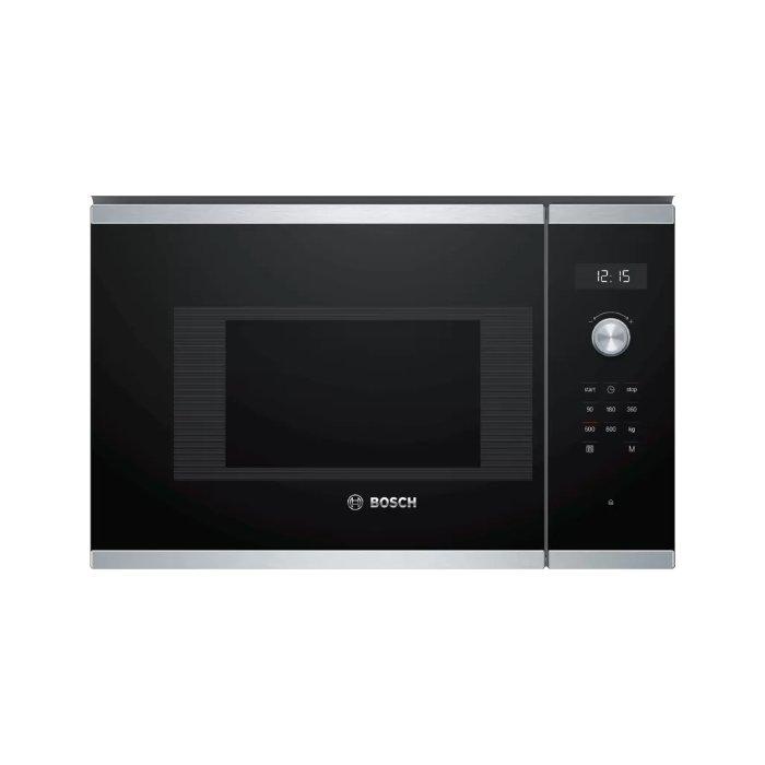 

Bosh series 6 built-in microwave, 800w, 20l, bfl524ms0m - stainless steel