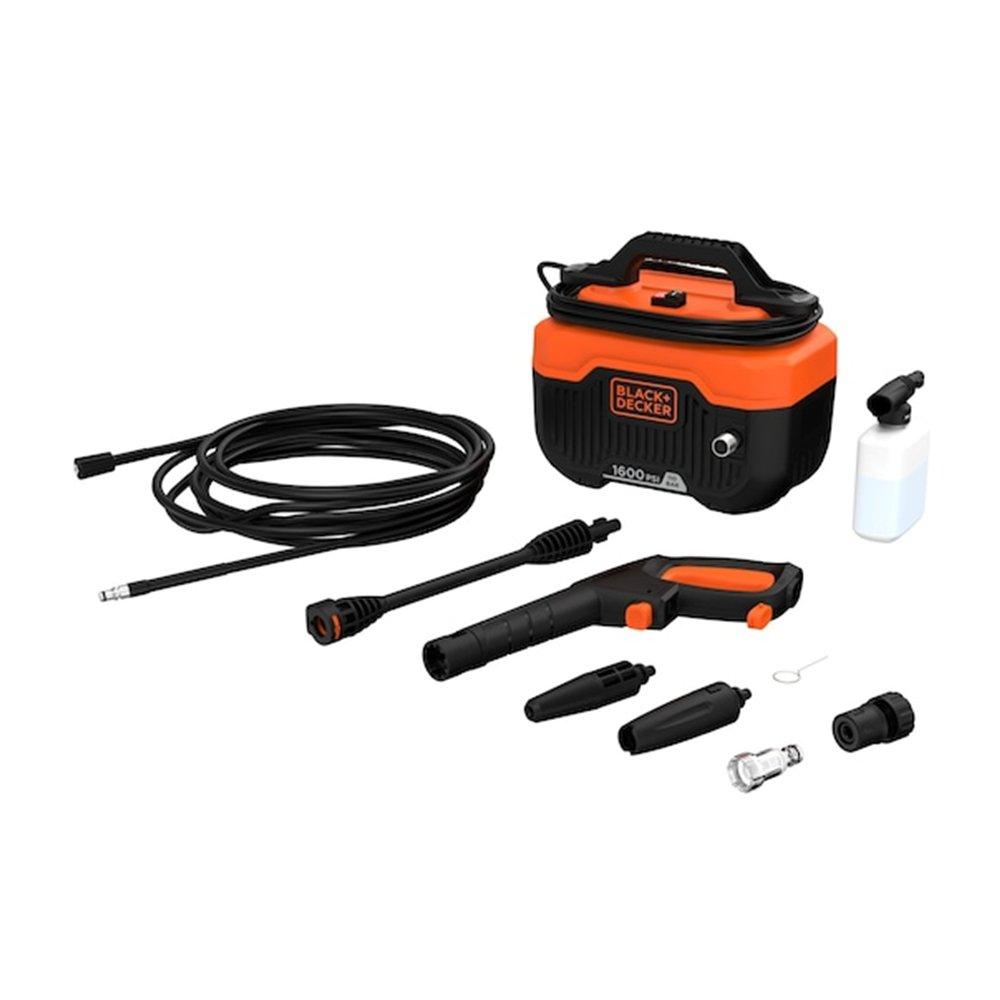 

Black & decker electric corded pressure washer 1300w, bepw1300h-b5 - orange/black