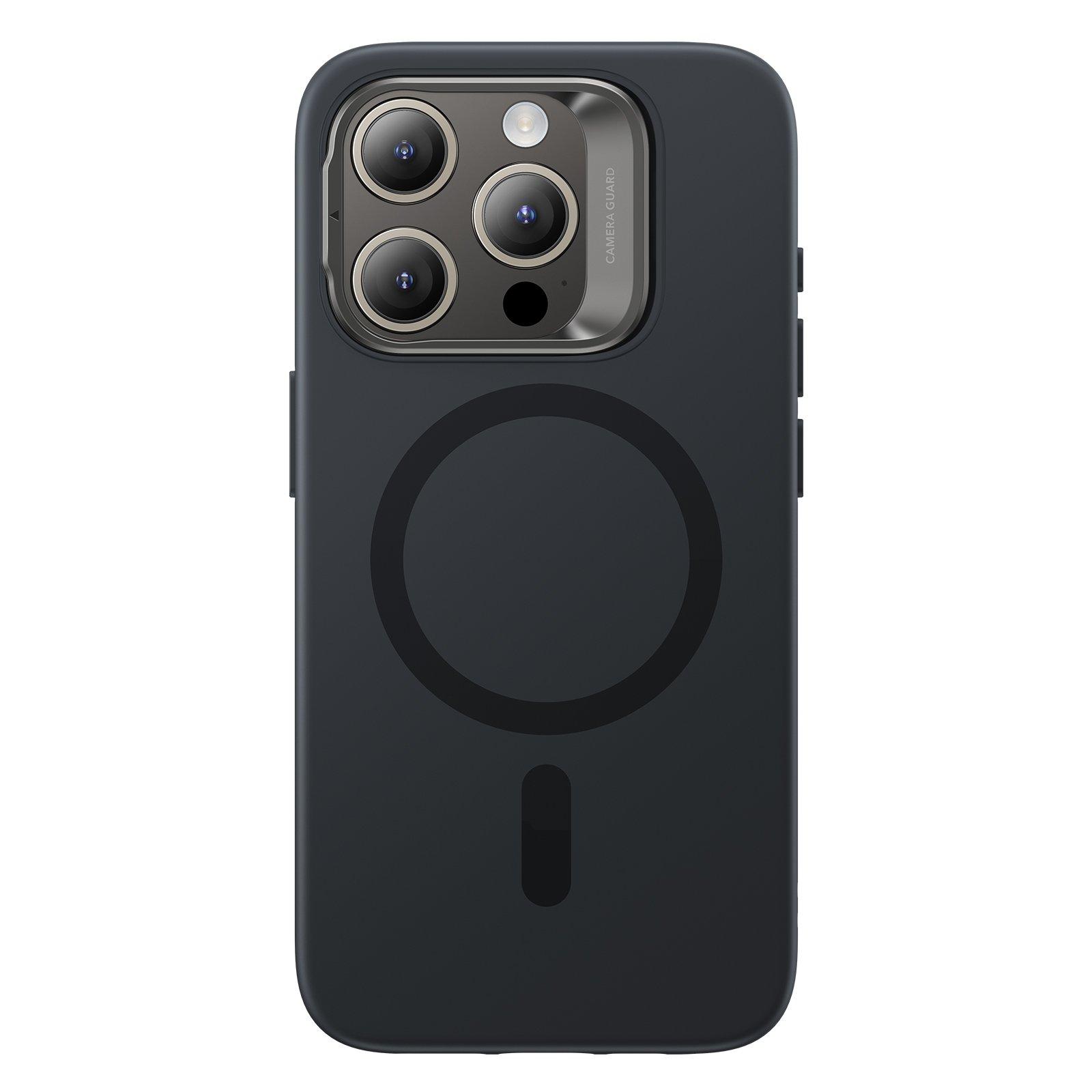 

Esr iphone 15 pro cloud soft case with halolock - black