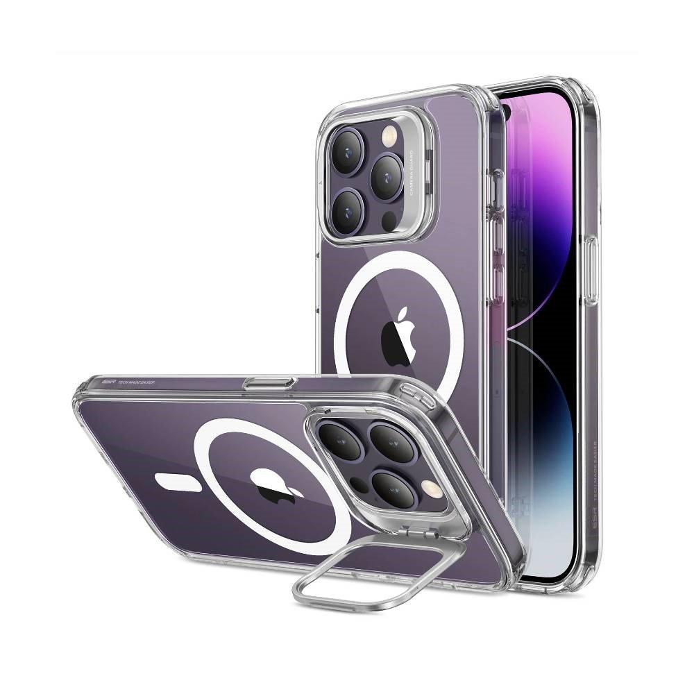 

Esr iphone 15 pro max classic hybrid case with halolock - clear