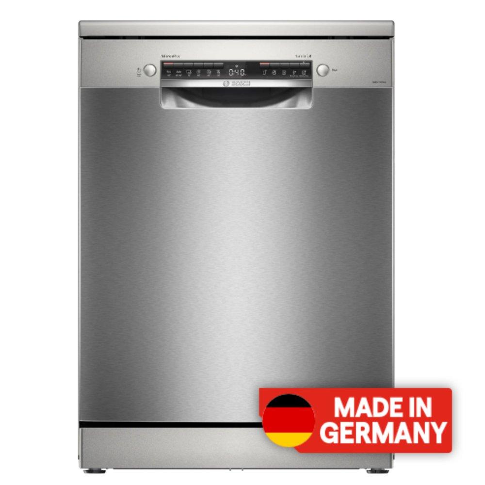 

Bosch series 4 free-standing dishwasher, 6 programs, 14 setting, sms4eci26m - silver
