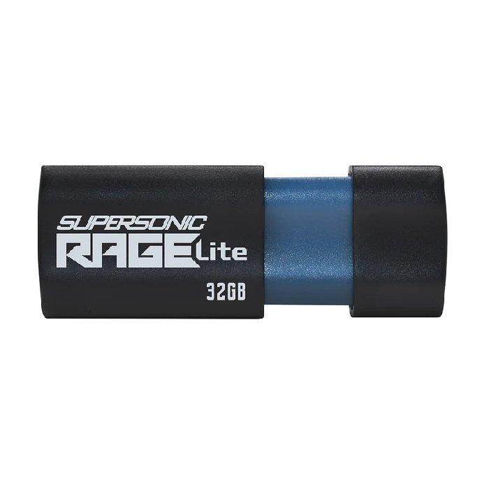 

Patriot supersonic rage lite usb 3. 2 flash drive, 32gb, gen 1, pef32grlb32u
