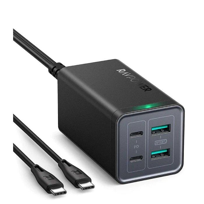 

Ravpower pioneer power adapter,120w, 4port, rp-pc146 - black