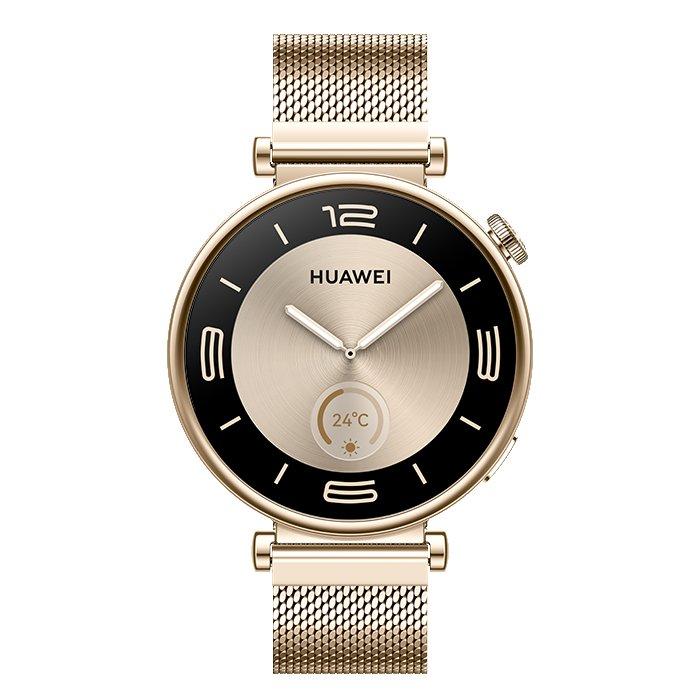 

Huawei watch gt4, 41mm, stainless-steel body, milanese strap - gold