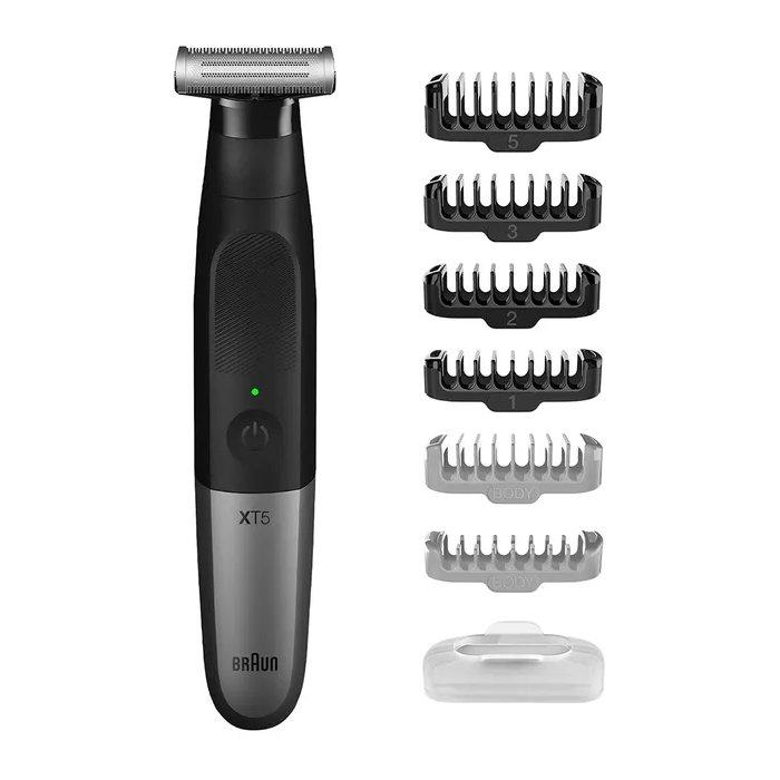 

Braun one blade hybrid beard & stubble trimmer, electric shaver for men, xt5200 - b...