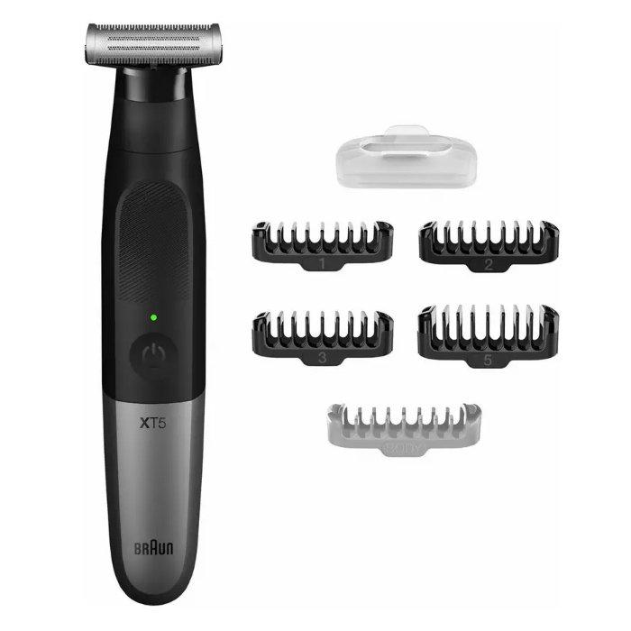 

Braun one blade hybrid beard trimmer, shaver & electric razor for men, xt5100 - bla...