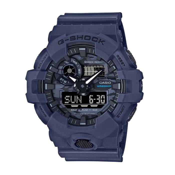 

Casio g-shock youth watch for men, analog/digital, 57 mm, ga-700ca-2adr – navy blue