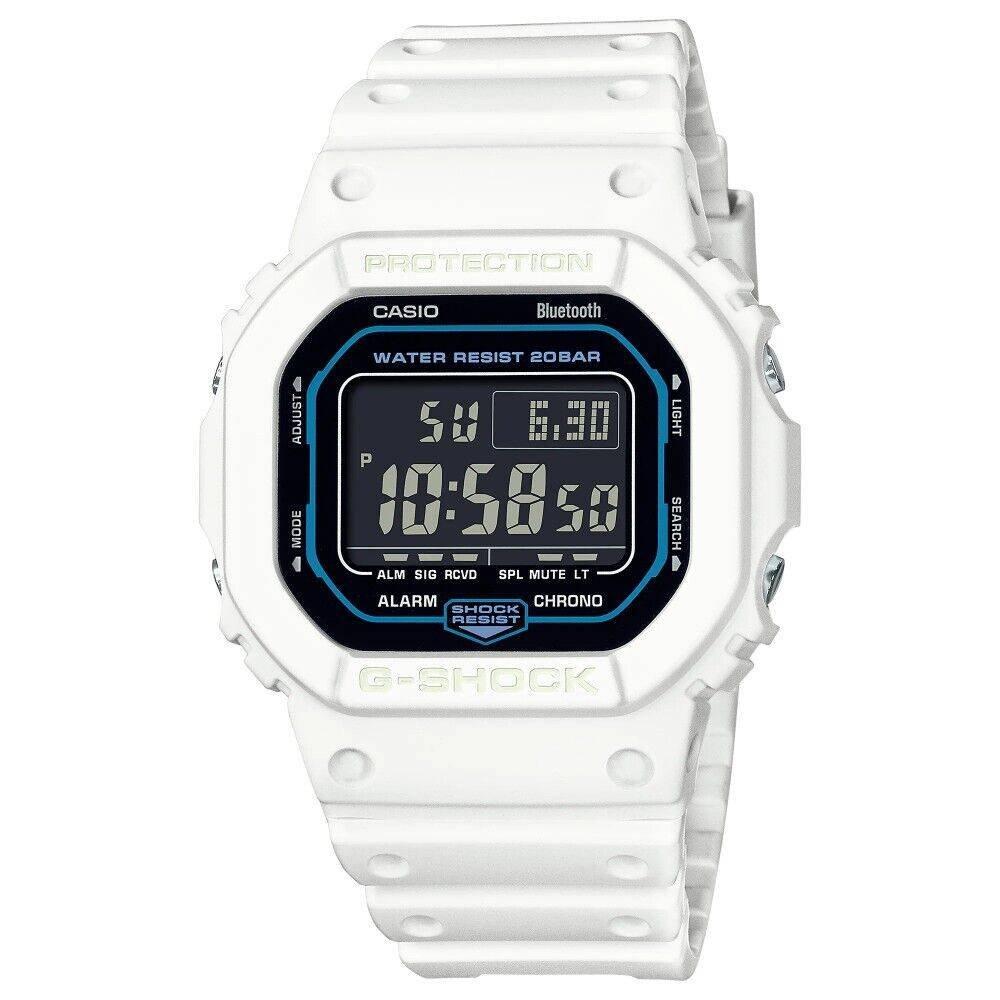 

Casio g-shock youth watch for men, digital, 49 mm, dw-b5600sf-7dr– white