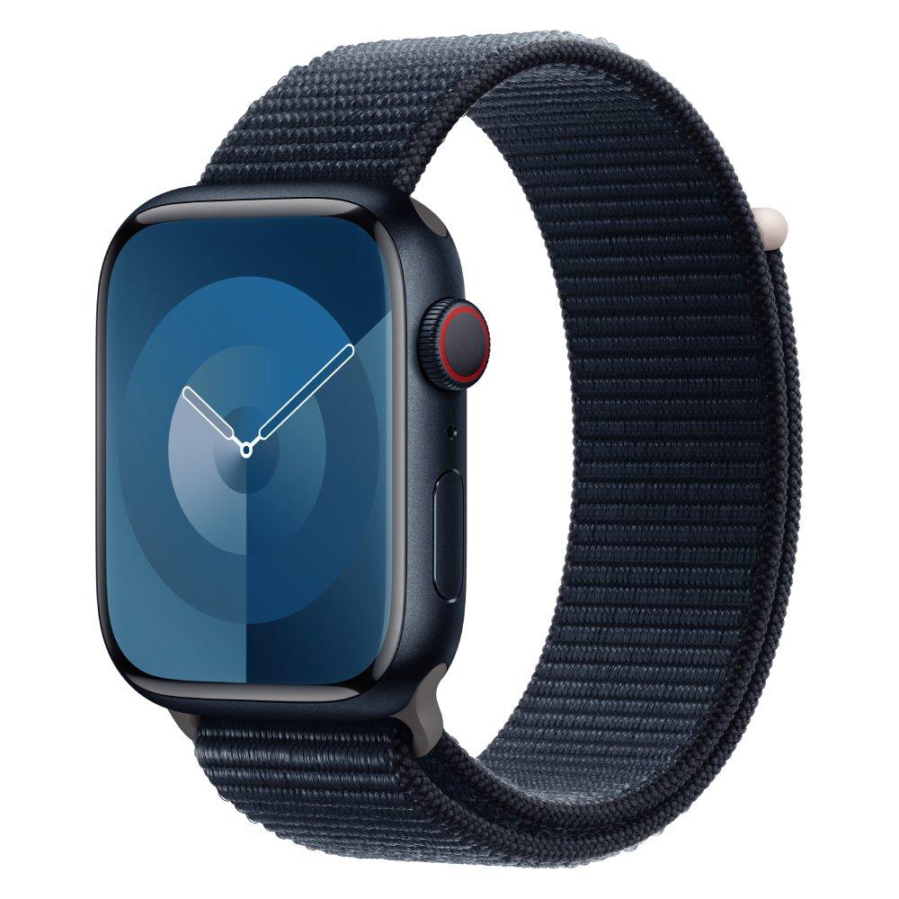 

Apple watch series 9 gps + cellular 41mm midnight aluminium case with midnight sport loop