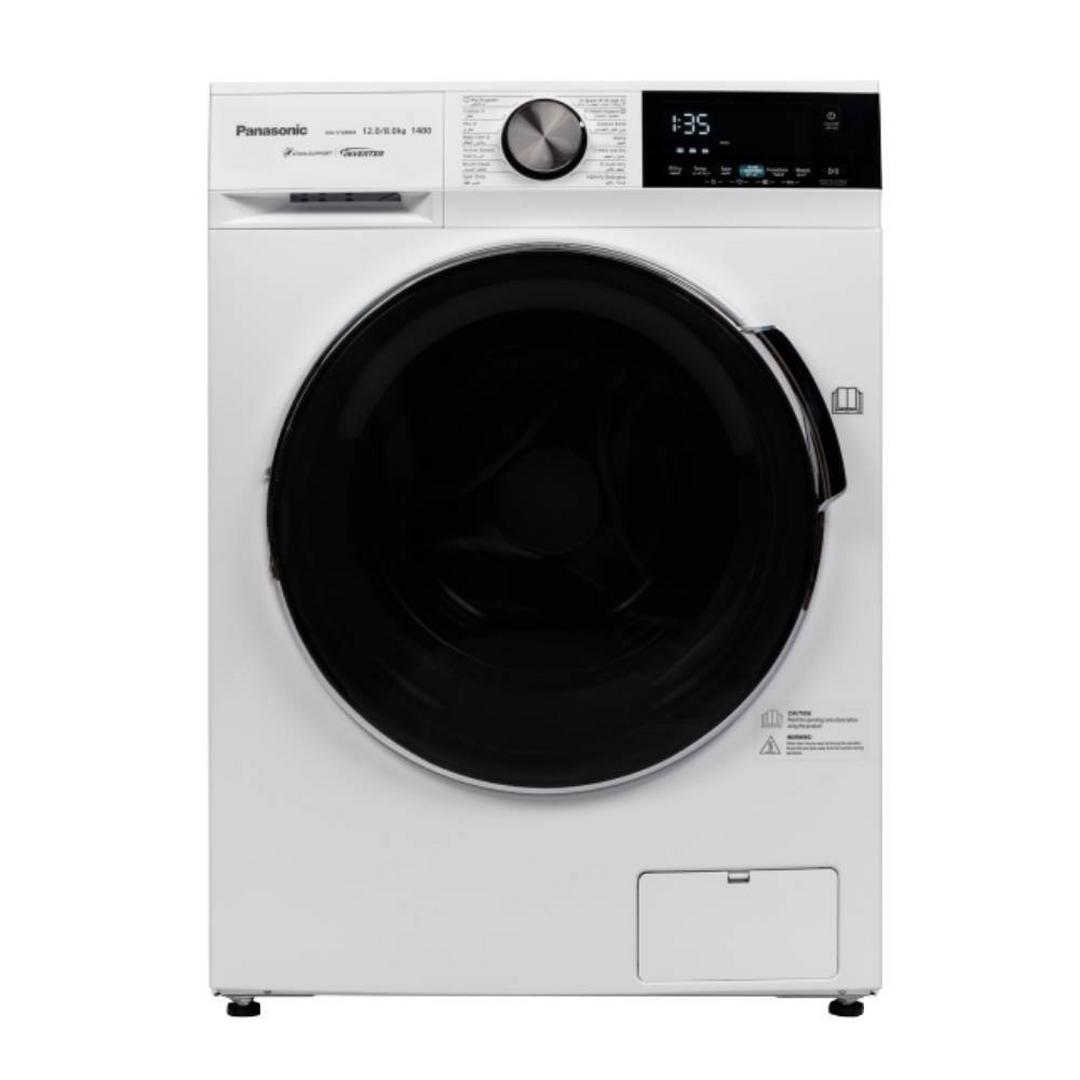 PANASONIC Front Load Washing\Drying Machine, 12 Washing Capacity 8 Kg Drying Capacity, 1400 RPM, NA-S128M4WAS – White