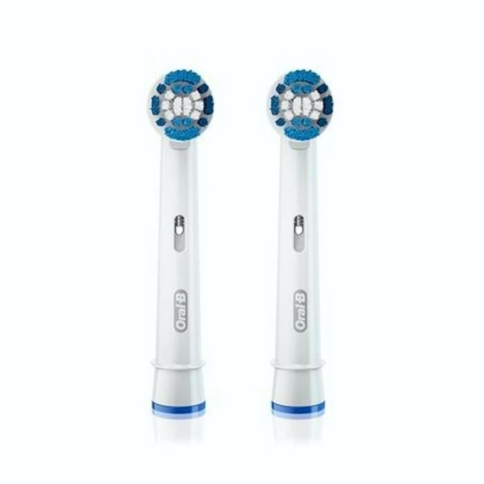 

Oral-b precision clean replacement toothbrush head, 2-count, eb20 - white