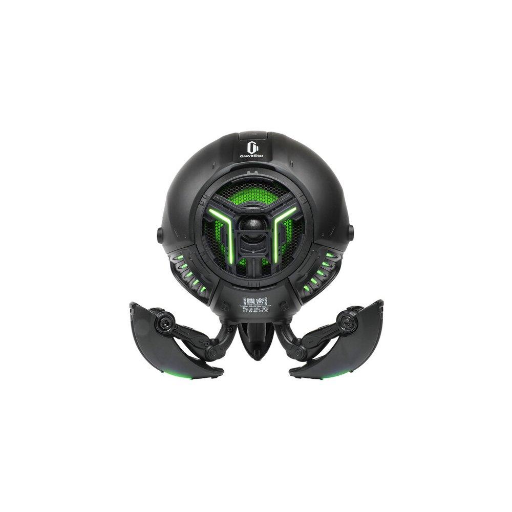 

Gravastar mars pro wireless bluetooth speaker, 6 rgb led lights, g1 pro_blk – black