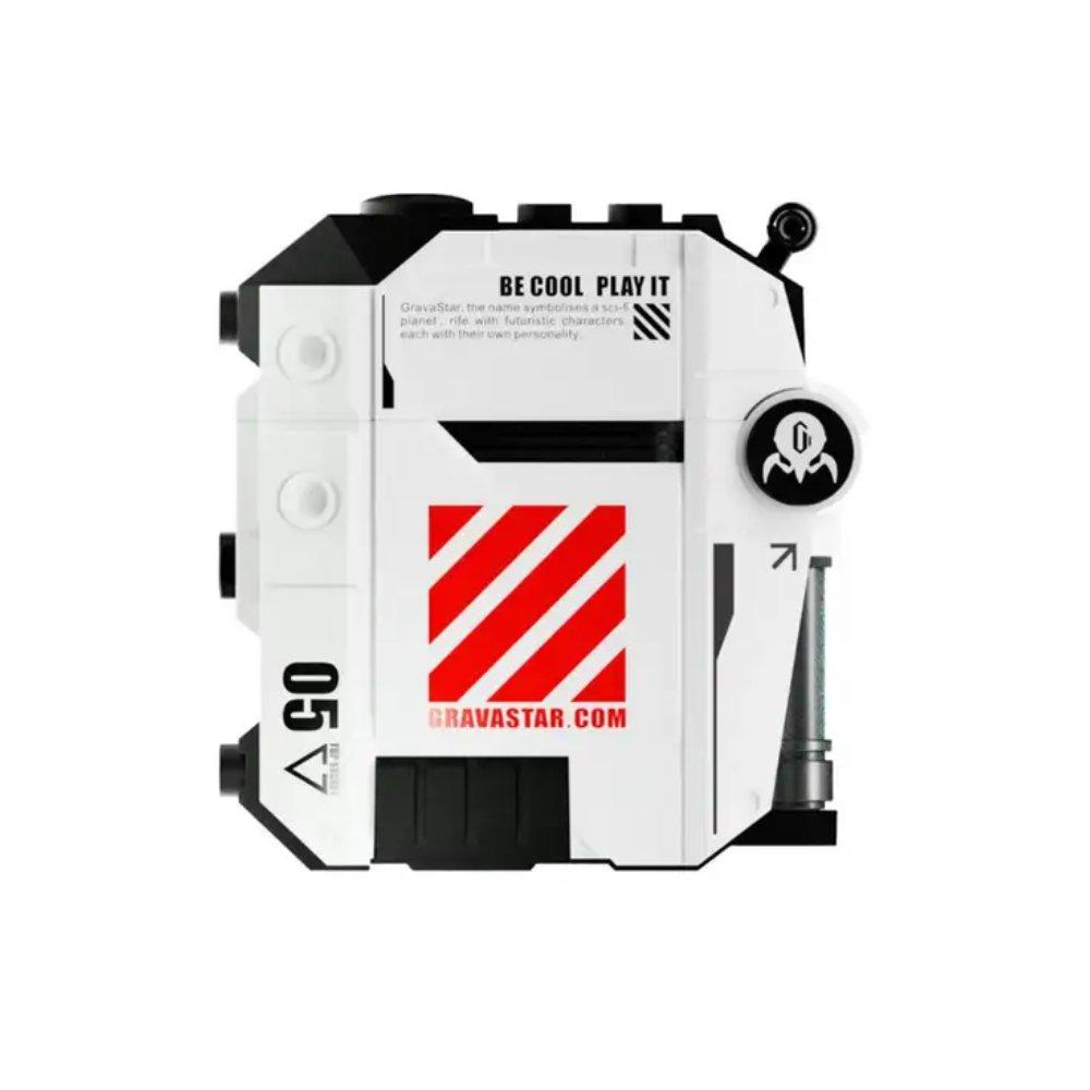 

Gravastar sirius p5 tws defense mecha wireless gaming earbuds, p5_mecha_wht- white