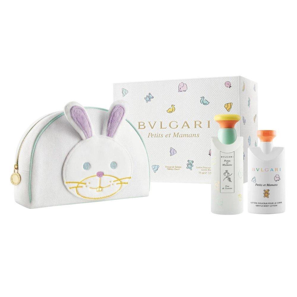 

Bvlgari petites a mamans 3 pieces gift set – edt, body lotion, toiletry pouch