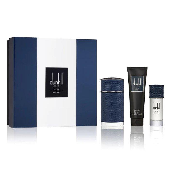 

Alfred dunhill icon racing blue 3pcs set for men