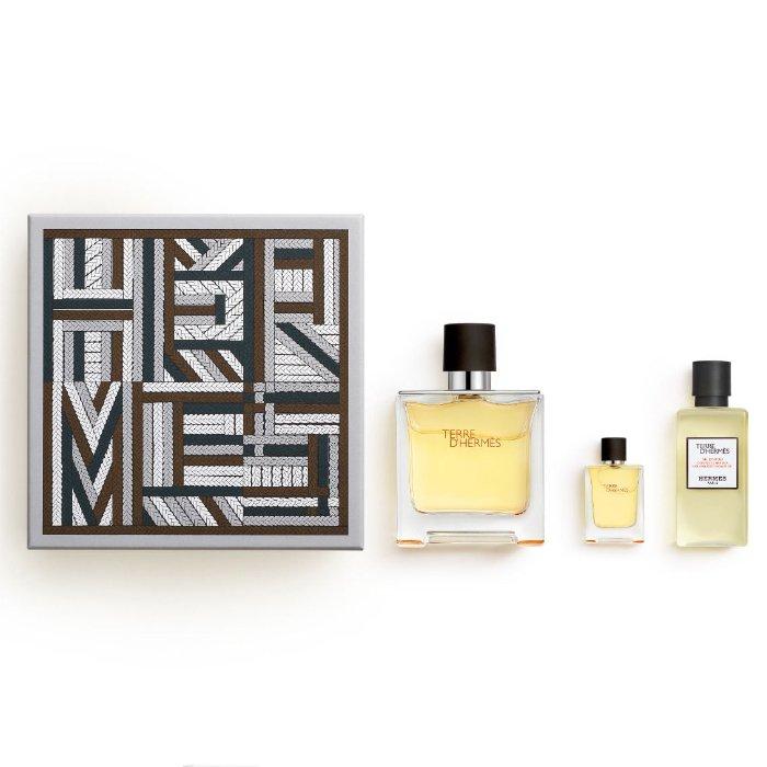 

Hermes terre d’hermes pure parfum 75ml gift set for men