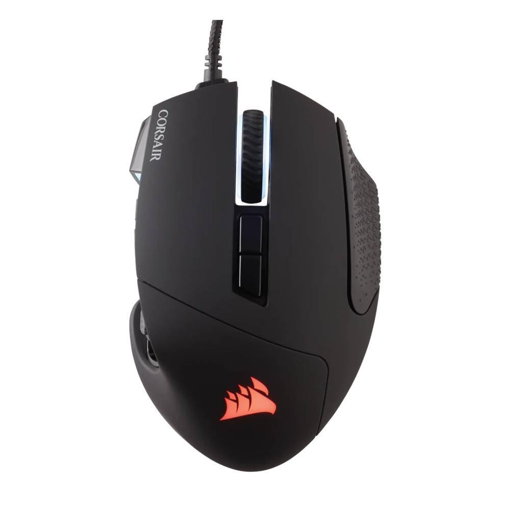 

Corsair scimitar rgb elite optical moba/mmo gaming mouse – black