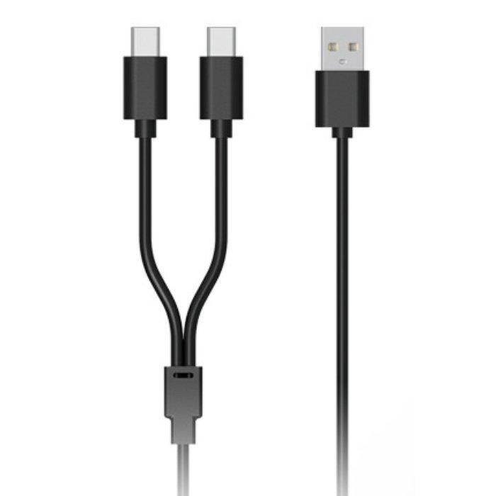 

Dobe usb a to usb c double charging cable, 80cm, tp5-2519 – black