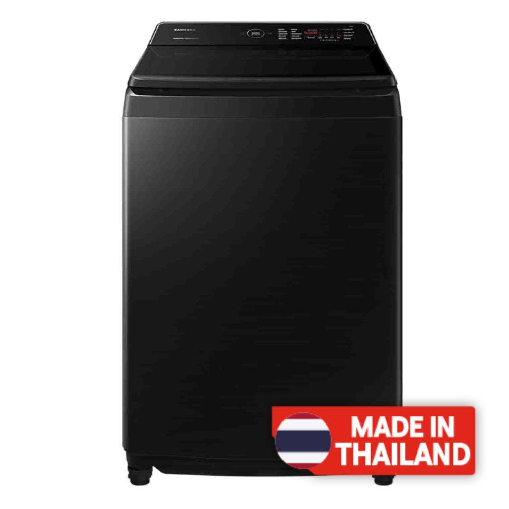 

Samsung top load with ecobubble washing machine, 19kg, wa19cg6745bvsg - black