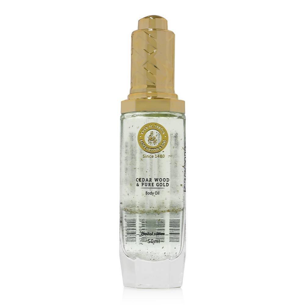 

Khan al saboun cedar wood & pure gold body oil - 50ml