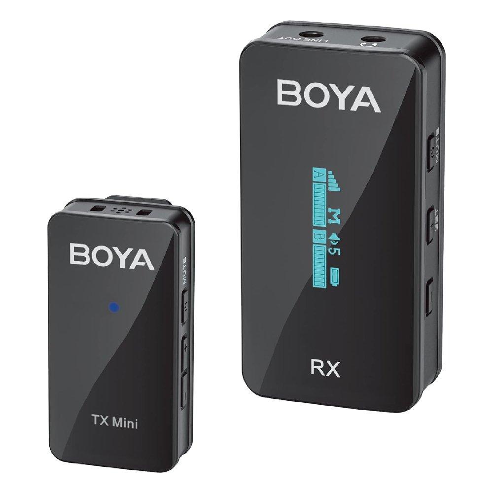 

Boya mini 2. 4ghz dual channel wireless microphone, by-xm6-s1 mini – black
