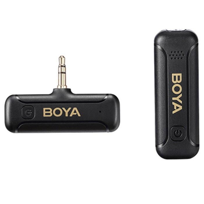 

Boya ultracompact 2. 4ghz wireless microphone, usb-c port, by-wm3t2-m1– black