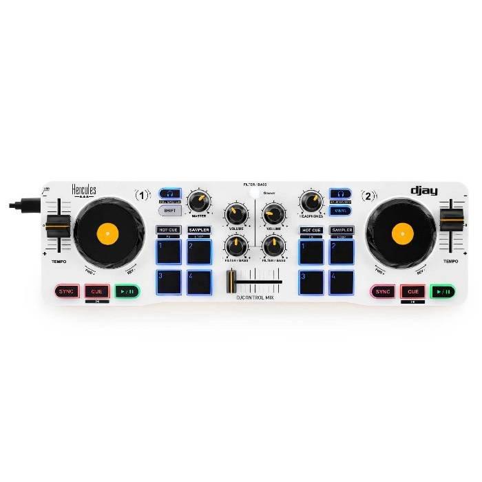 

Hercules bluetooth wireless dj control mix, her-dj-controlmix – white
