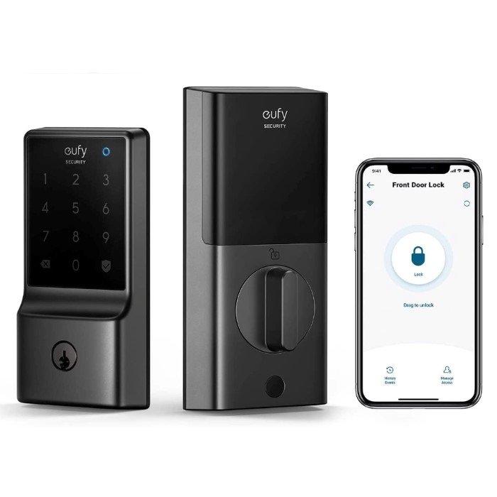 

Eufy c210 smart lock security, wifi, t8502111 - black