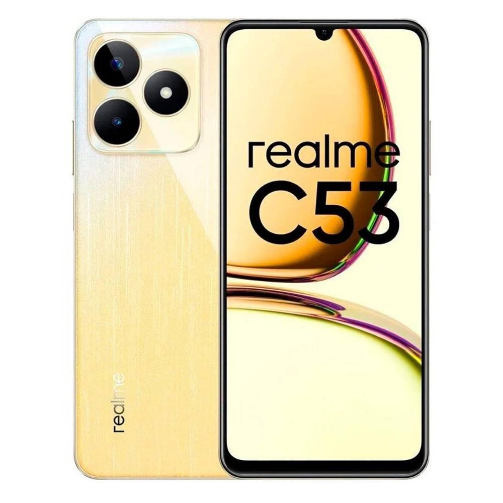 

Realme c53 phone, 6gb ram, 128gb, 6. 74-inch – gold