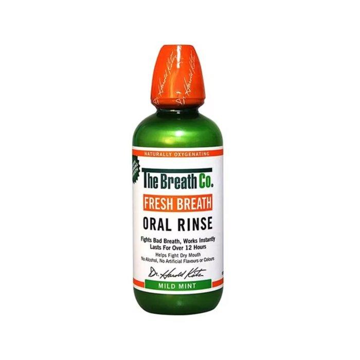 

The breath co alcohol free mouthwash mild mint 500ml
