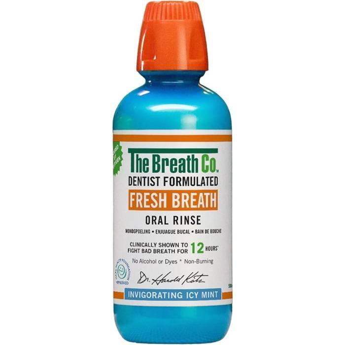 

The breath co icy mint oral rinse