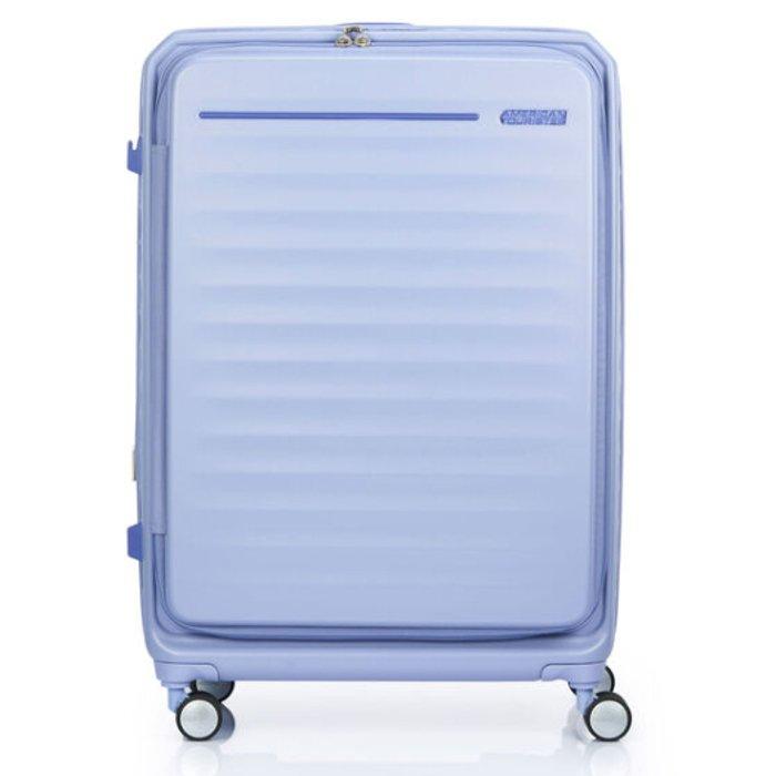 

American tourister frontec spinner hard luggage trolley bag, 79cm, hj3x92009 - lilac