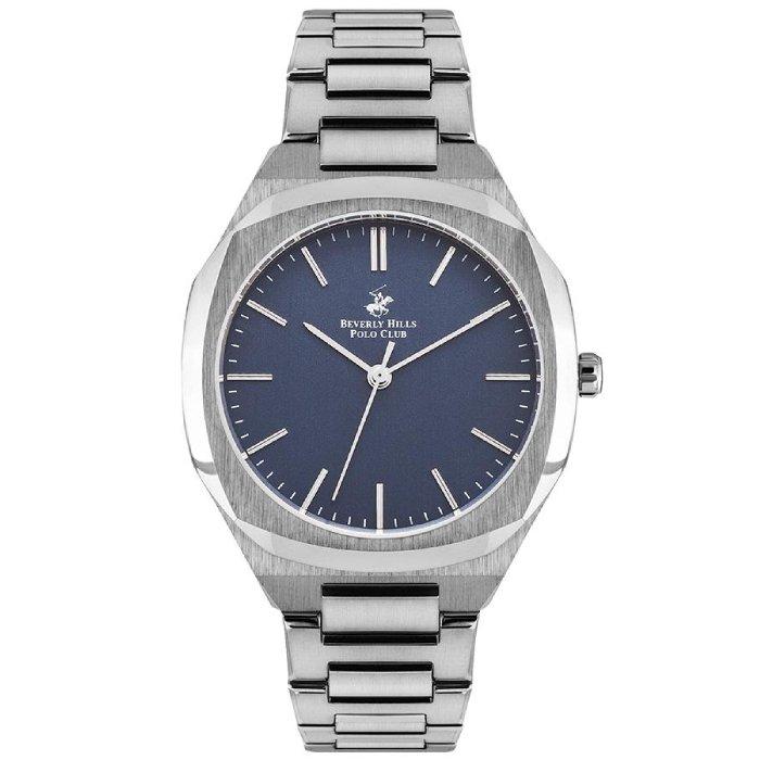 

Beverly hills polo club men’s watch, analog, 40mm, bp3023x. 390 – silver
