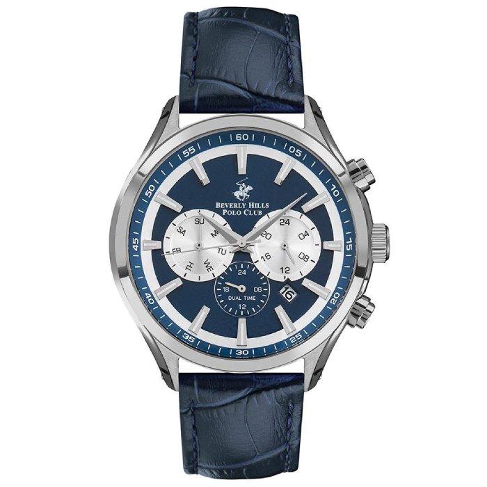 

Beverly hills polo club men’s watch, chrono, 46mm, bp3112x. 399 – dark blue