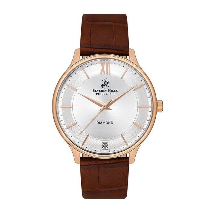 

Beverly hills polo club men’s watch, analog, 43mm, bp3308x. 432 – dark brown