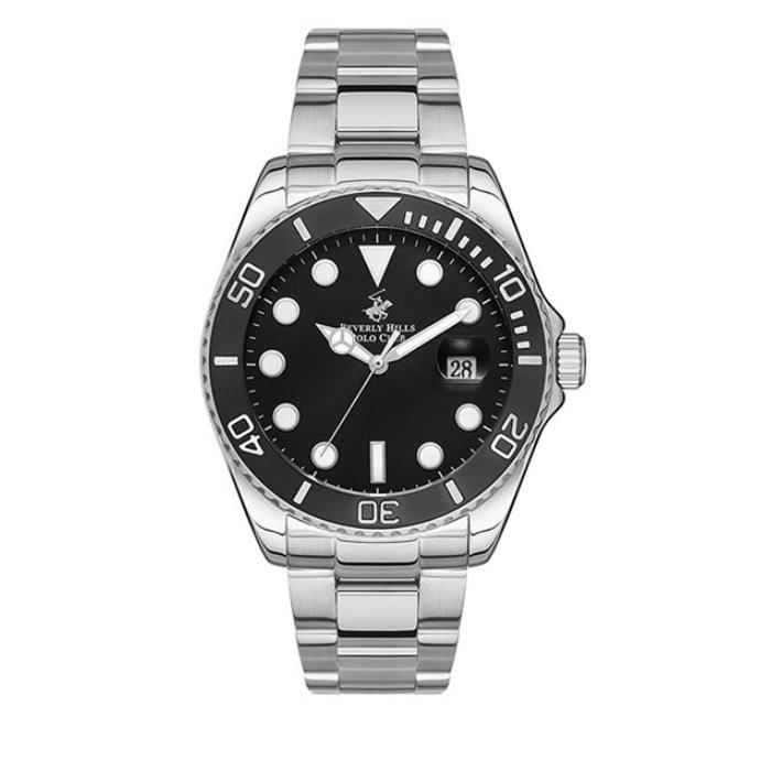

Beverly hills polo club men’s watch, analog, 42. 5mm, bp3328x. 350 – silver