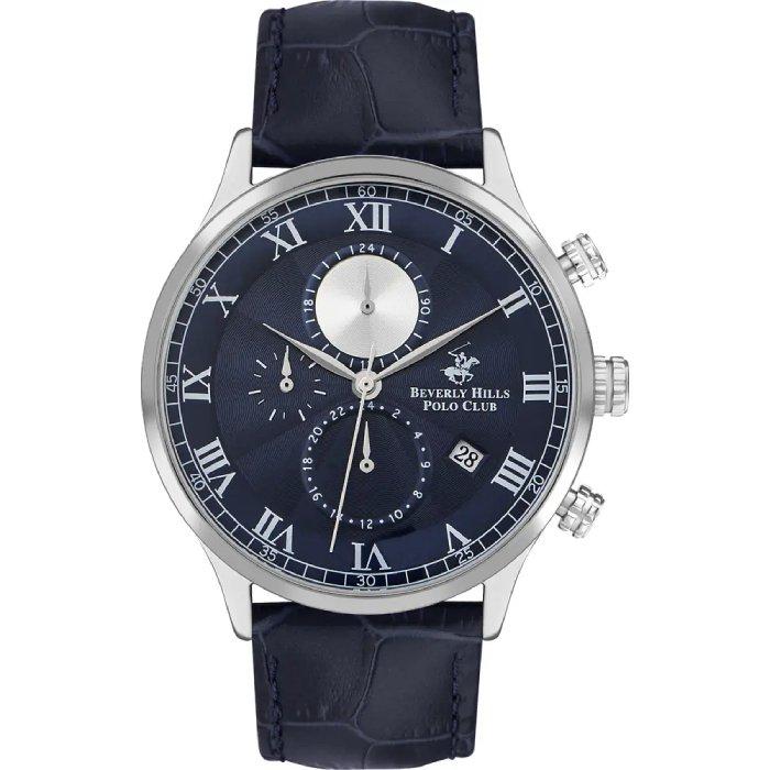 

Beverly hills polo club men’s watch, chrono, 44mm, bp3371x. 399 – dark blue