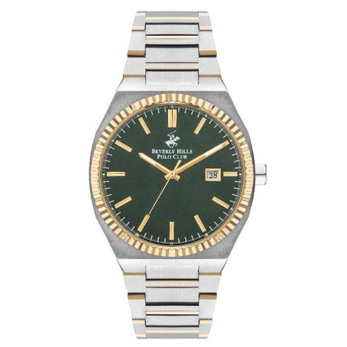 

Beverly hills polo club men’s watch, analog, 43mm, metal strap, bp3405x. 270 - silver /...