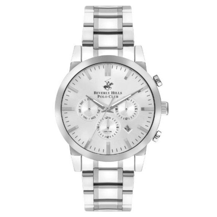 

Beverly hills polo club men’s multi function watch, analog, 44mm, metal strap, bp3408x....