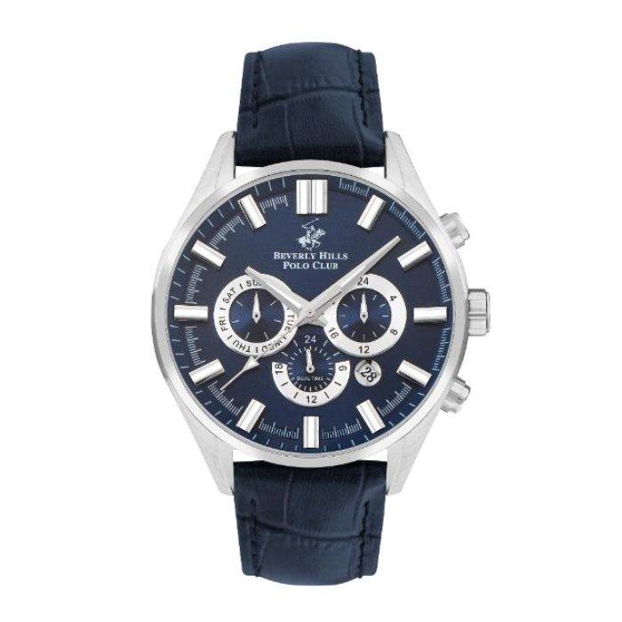 

Beverly hills polo club men’s watch, chrono, 44mm, bp3504x. 399 – dark blue