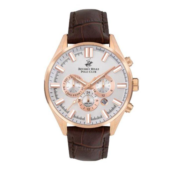 

Beverly hills polo club men’s watch, chrono, 44mm, bp3504x. 432 – brown