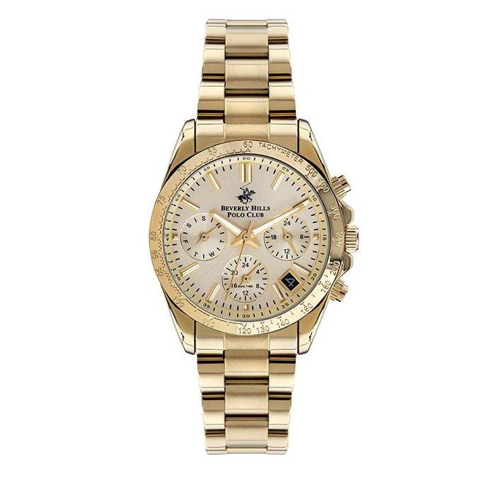 

Beverly hills polo club women’s watch, chrono, 36mm, bp3204c. 110 – gold