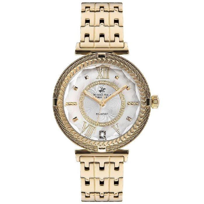

Beverly hills polo club women’s watch, analog, 35mm, bp3222x. 120 – gold