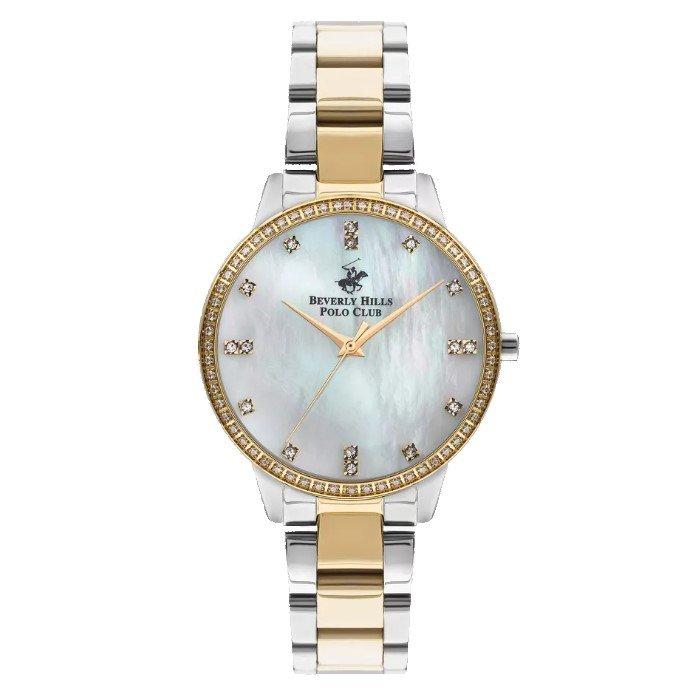 

Beverly hills polo club women’s watch, analog, 35mm, bp3297c. 230 – silver/gold