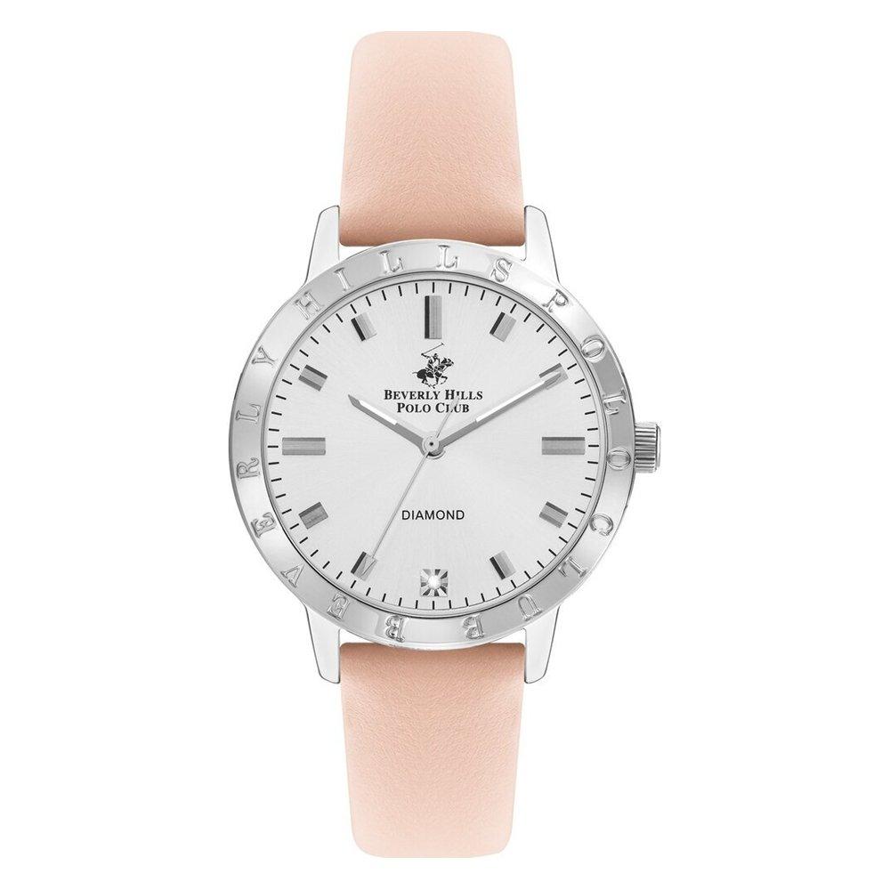 

Beverly hills polo club women’s watch, analog, 35mm, bp3387c. 338- silver