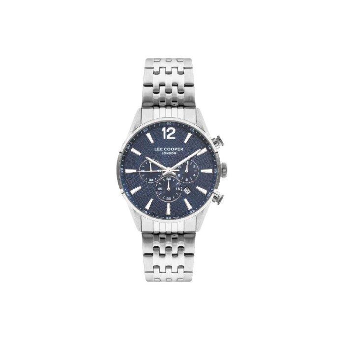 

Lee cooper watch for men, multi function, 46mm, metal strap, lc07549. 390 – silver